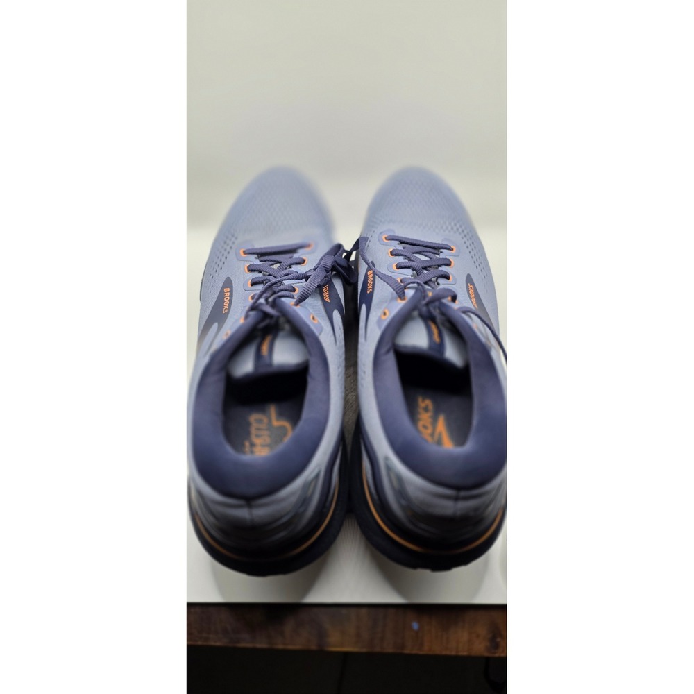 Brooks Ghost 15 Mens Running Shoes Blue Orange 1103931D025 Size 11.5 D